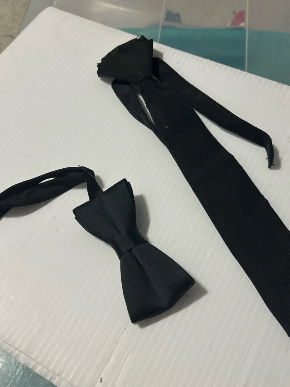 Kids Black Adjustable Bow Tie - Classic Formal Accessory